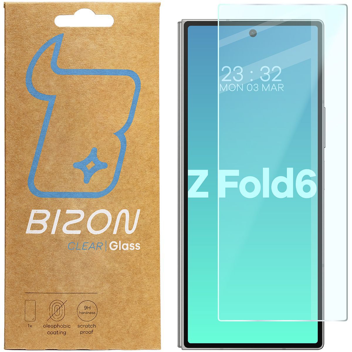 Szkło hartowane Bizon Glass Clear do Samsung Galaxy Z Fold6